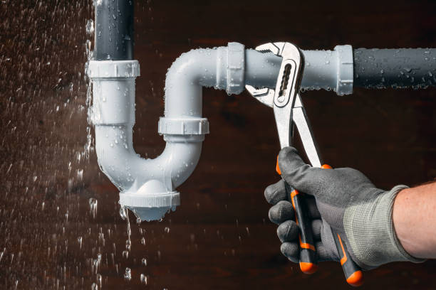 Professional Water Line Repair technician working in Ames, IA